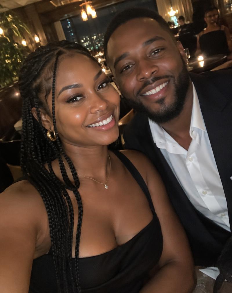 Danielle W. with her partner